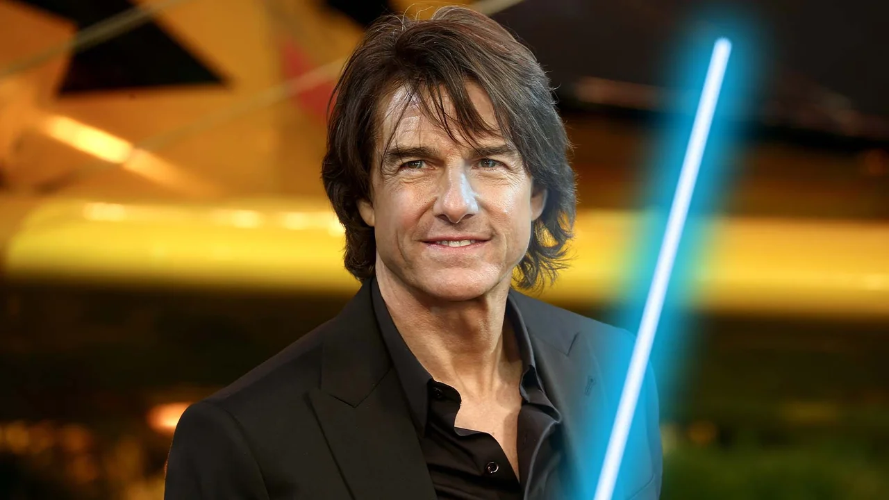 Corre! Tom Cruise filma cena de sabre de luz em Starfighter!