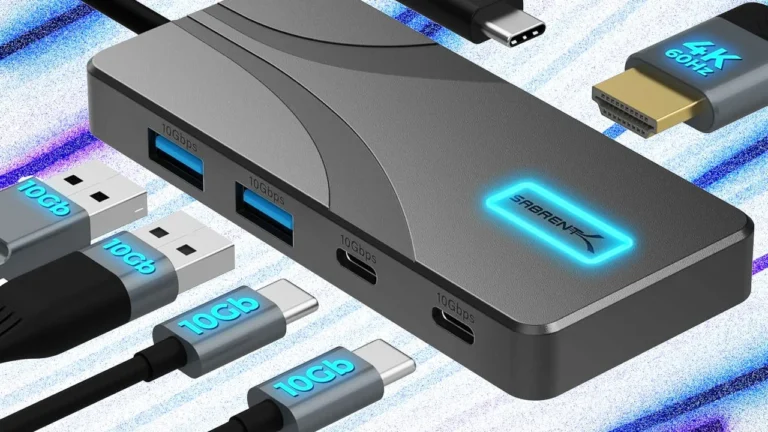 Corre! USB-C 5-em-1 da Sabrent com HDMI 4K e 80W