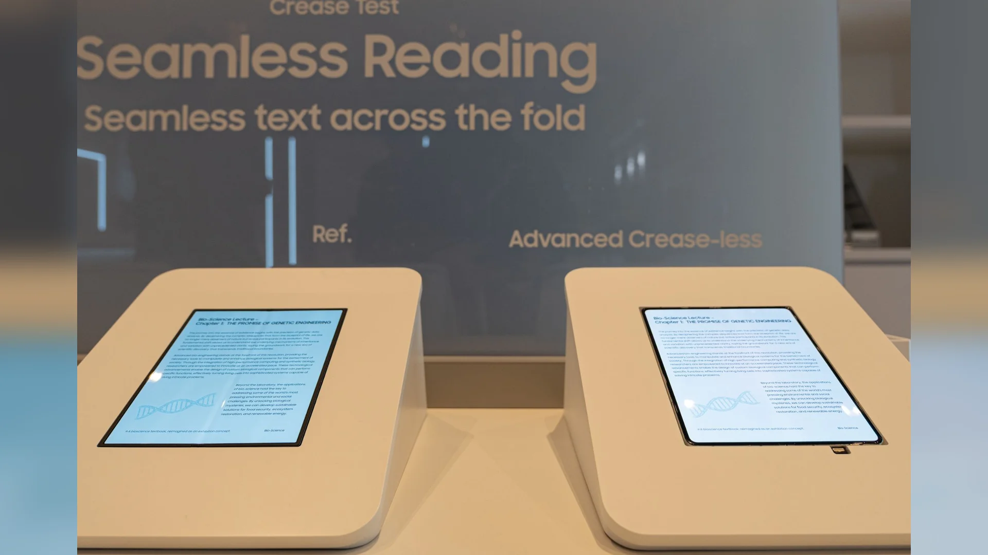 Fim das vincas! Samsung mostra display dobrável inédito