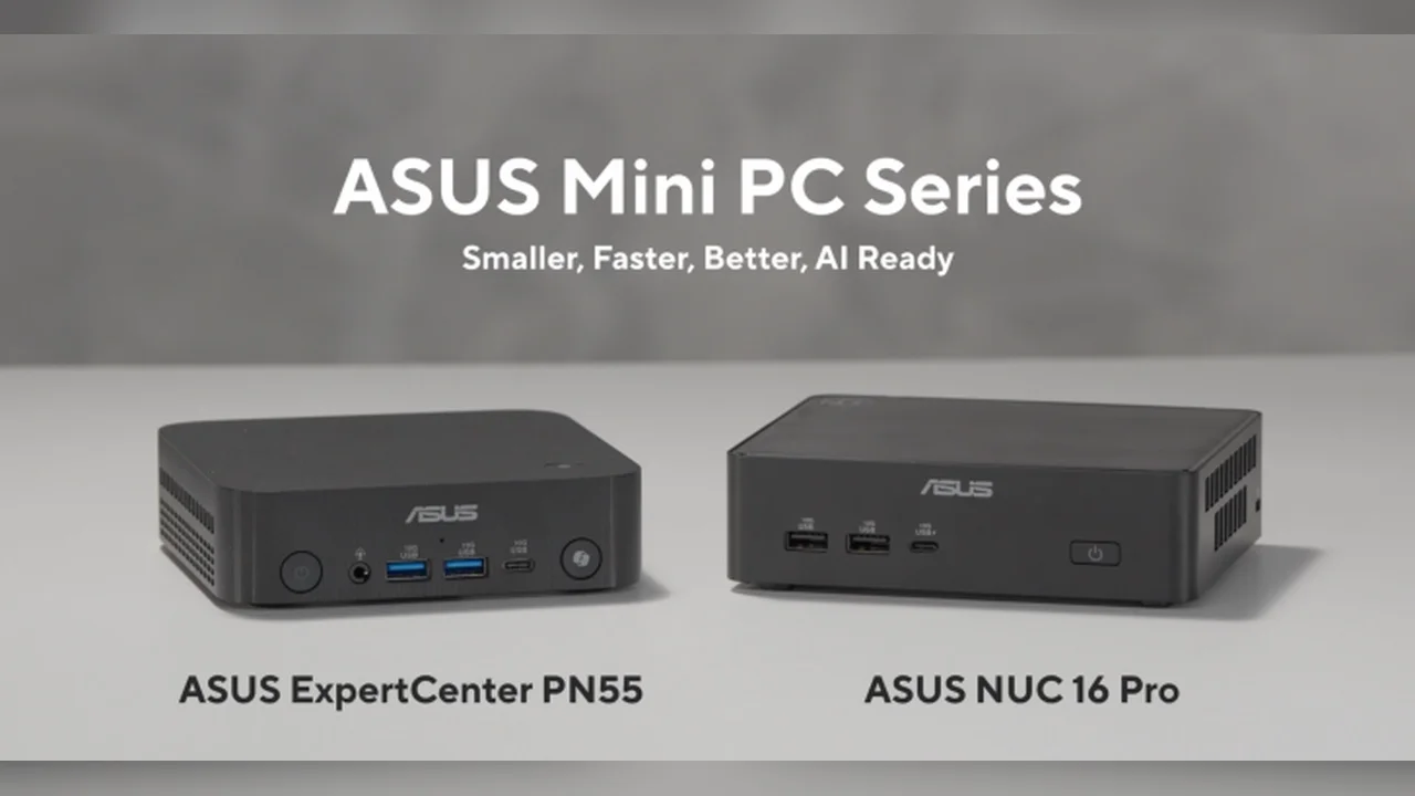 Inédito: ASUS revela mini PCs com CPUs rivais