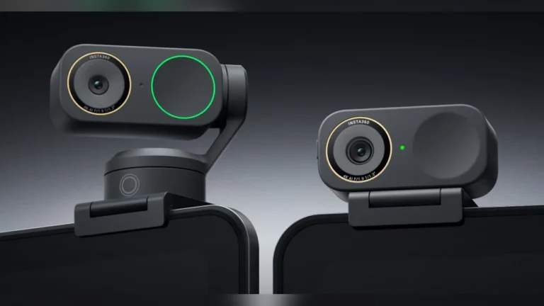 Insta360 Lança Revolução nas Câmeras Web com Sensores 1/1.3” e IA de Alta Definição