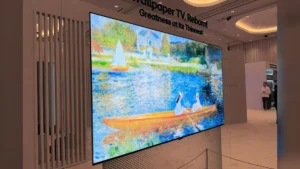 LG revela inédita TV ultrafina como lápis e cores Micro RGB que explodem!