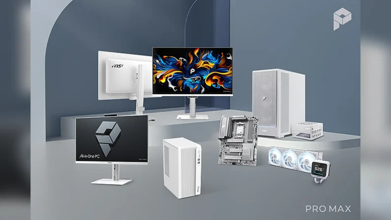 MSI Lança Linha PRO MAX Totalmente Branca: Crie Seu Setup de Sonho