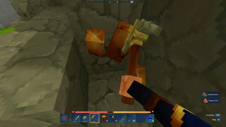 Mudou tudo: Encontre o minério de cobre em Hytale para criar lingotes