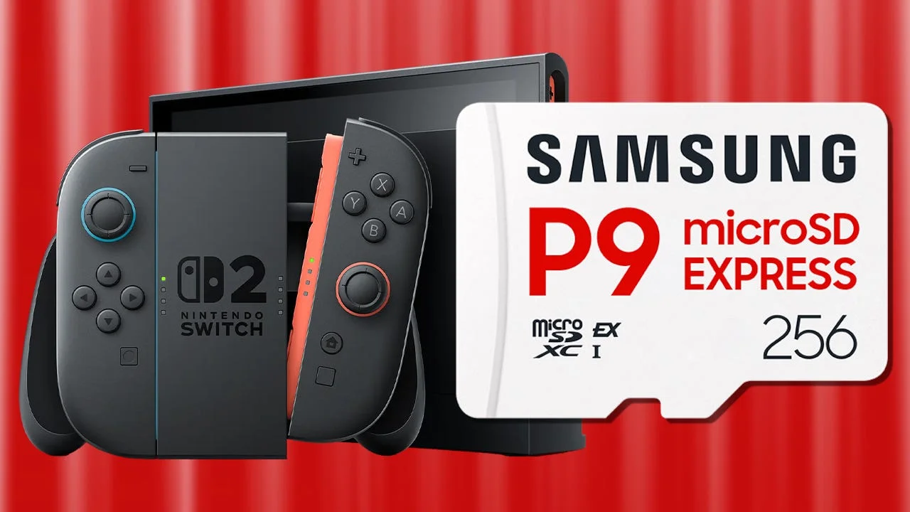 Mudou tudo no Nintendo Switch 2: Cartão de Memória Samsung P9 256GB