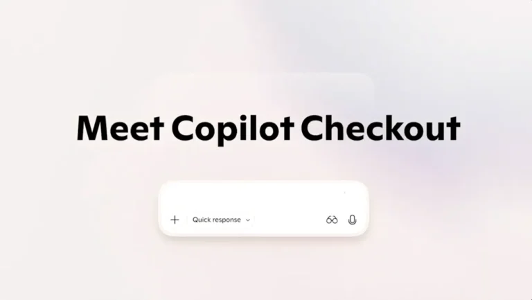 Revolução no checkout: Compras sem site no Copilot!