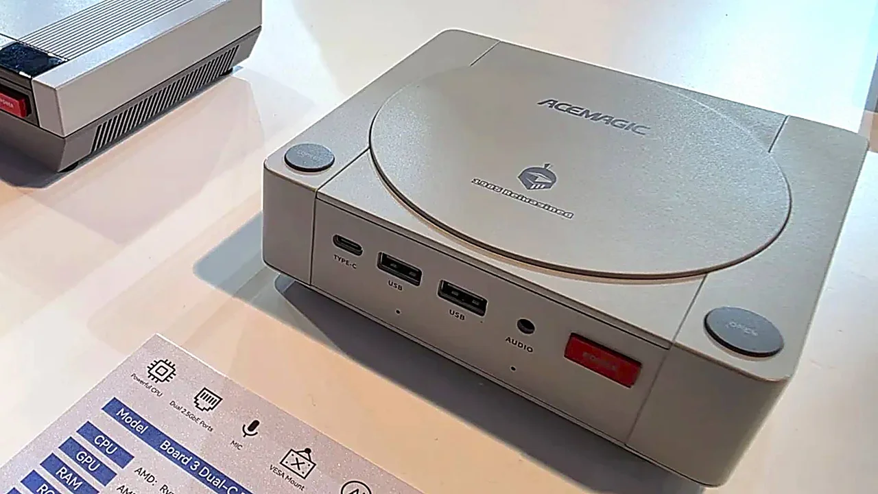 Vaza: Acemagic 'Retro X5', um mini PC que imita Dreamcast